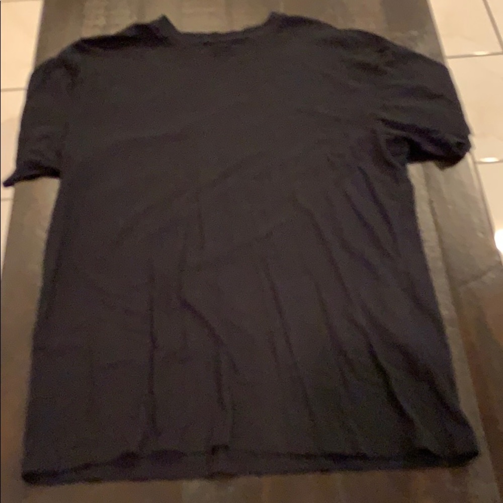 Large Stafford Black Crew Neck Short Sleeve TShirt
